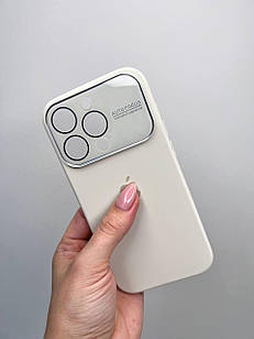 Чохол для IPhone Silicone Case AUTO FOCUS Antique White