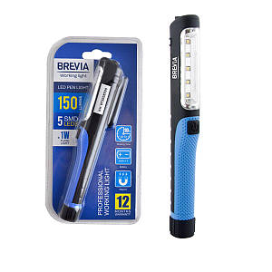 Ліхтар інспекційний Brevia LED Pen Light 5SMD+1W LED 150lm 3xAAA (11110)