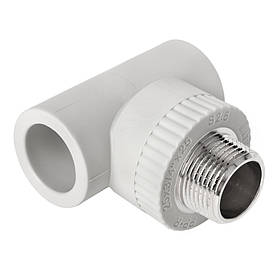Трійник PP-r із зовнішньою різьбою ITAL 20 мм х 1/2"