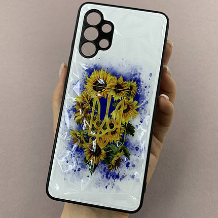 Чохол для Samsung Galaxy A32 4G (A325F) патріотичний чохол з гербом на телефон самсунг а32 4г білий f8e, фото 1