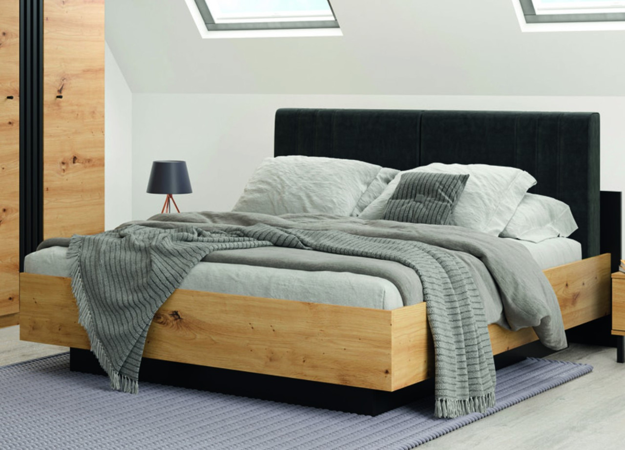 Ліжко 160х200 Тео Антрацит/Арізан Світ Меблів, фото 1