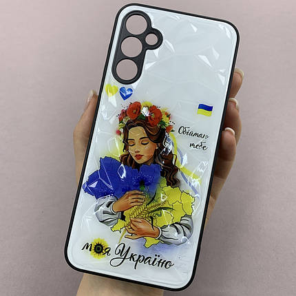 Чохол для Samsung Galaxy A14 патріотичний чохол моя Україна на телефон самсунг а14 білий f8e, фото 1