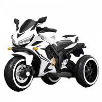 Мотоцикл дитячий акумуляторний триколісний SPOKO SP-518 / Електромотоцикл для дитини білий