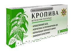 Кропива фитосвечи з рослинних екстрактів, підвищує згортання крові №10 Еконіка