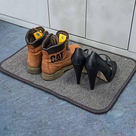 Килимок із підігрівом електричний із килима 50×30 см із термоізоляцією Стандарт Сірий