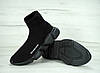 Чоловічі та жіночі кросівки шкарпетки Balenciaga Speed Trainer Total Black баленсіага тренер шкарпетки Унісекс, фото 10