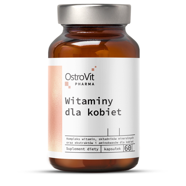 Вітаміни Witaminy dla kobiet OstroVit Pharma 60 капсул