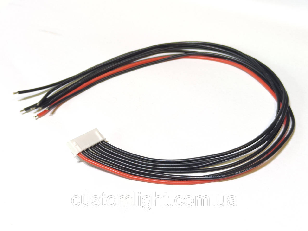 Роз'єм JST-XH F 6S провід 22AWG 300мм (7pin)