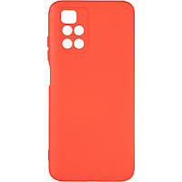 Чехол - накладка для Xiaomi Redmi 10 / бампер на редми 10 / SOFT Silicone Case / красный / покрытие soft tou