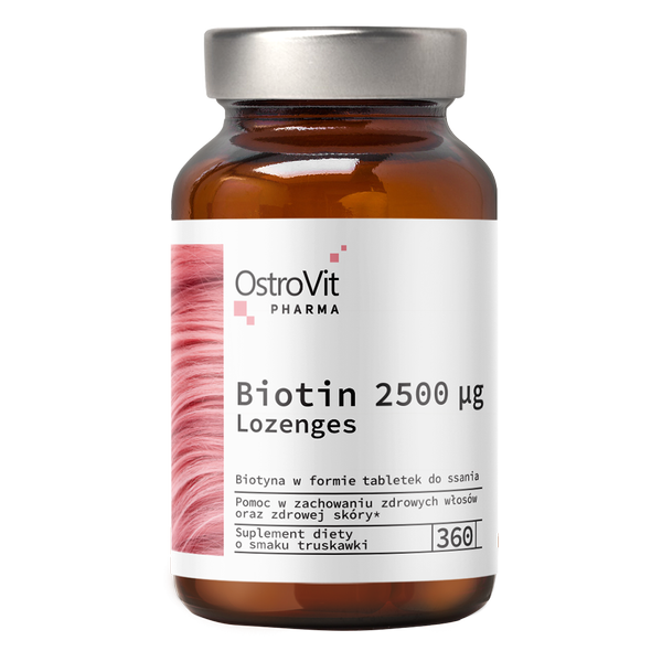 Biotin 2500 µg Lozenges OstroVit Pharma 360 таблеток