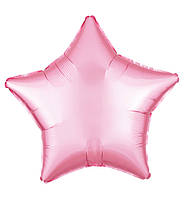Воздушные шарики "Звезда", Испания, размер 45 см, цвет розовый сатин