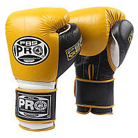 Перчатки боксерские PRO BOXING GEL PBS-PSVGG 12, Желтый
