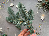 Гілка хвої лита "Нобіліс лапка блакитна Лапка 3-ка" (штучна хвоя), фото 7