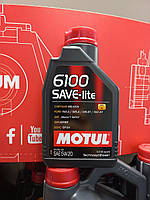 Моторное масло MOTUL / 6100 Save-lite 5W20 / 1 л
