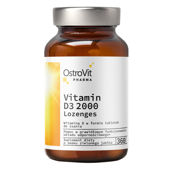 Vitamin D3 2000 IU Lozenges OstroVit Pharma 360 таблеток