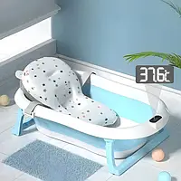 Детская ванна с термометром и подушкой