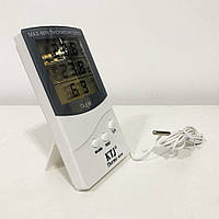 Термометр гігрометр кімнатний TA 318 / Гігрометр з виносним датчиком / Кімнатний термометр IG-729 з гігрометром