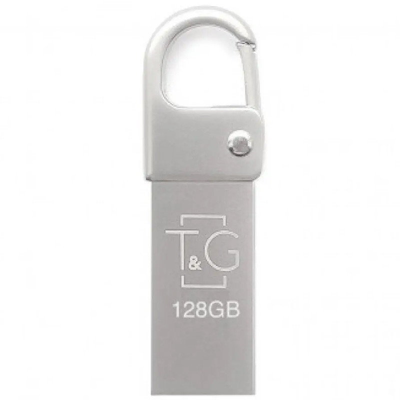 Флеш-драйв 3.0 USB Flash Drive T&G 027 Metal Series 128GB Серебряный