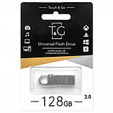 Флеш-драйв 3.0 USB Flash Drive T&G 027 Metal Series 128GB Серебряный, фото 3