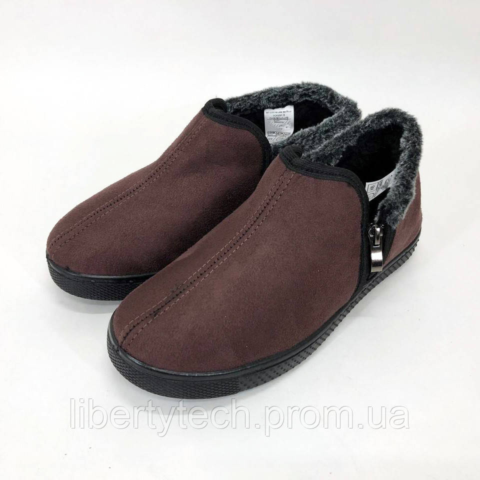 Чоловічі черевики Чоботи Розмір 41 | Теплі тапочки чуні Валянки шиті | Зручне робоче взуття SV-634 для чоловіків