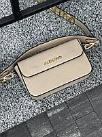 Женская сумка Valentino Alexia Beige Bag 25x15x6