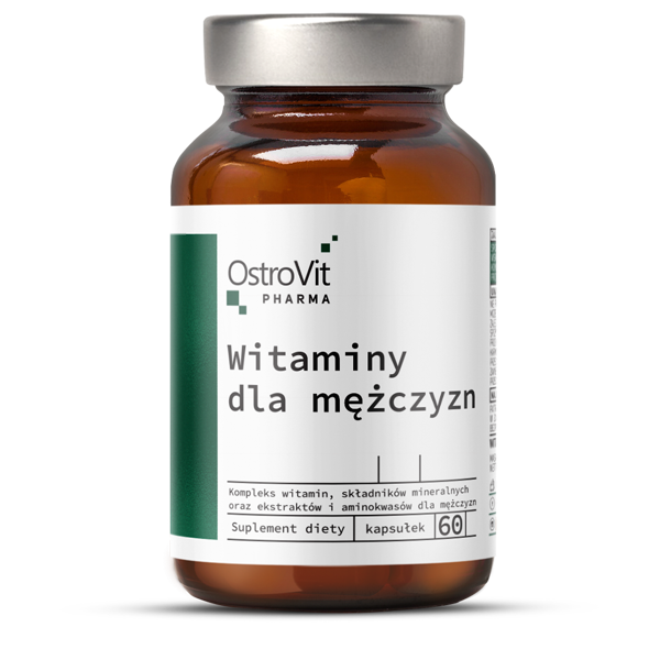 Вітаміни Witaminy dla mezczyzn OstroVit Pharma 60 капсул