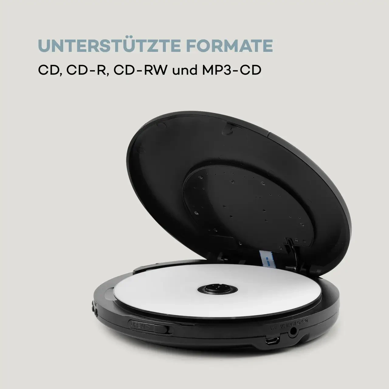 Ауна CDC 200 DAB+, дискман, DAB+/FM, MP3-CD, аккумулятор, LCD дисплей - фото 2 - id-p1989062783