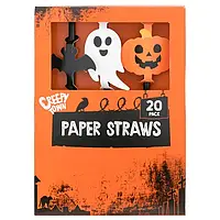 Трубочки Halloween Creepy Town Paper Straws 20p