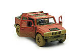 Машина металлическая KT5097Y HUMMER H2 SUV Muddy, фото 8