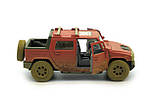 Машина металлическая KT5097Y HUMMER H2 SUV Muddy, фото 7