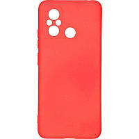 Чехол - накладка для Xiaomi Redmi 12C / бампер на редми 12ц / SOFT Silicone Case / красный / покрытие soft to