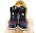 Зимові Чоловічі Кросівки Nike Air Jordan 1 Winter Purple White Black (Хутро) 42-44, фото 2