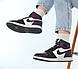 Зимові Чоловічі Кросівки Nike Air Jordan 1 Winter Purple White Black (Хутро) 42-44, фото 7