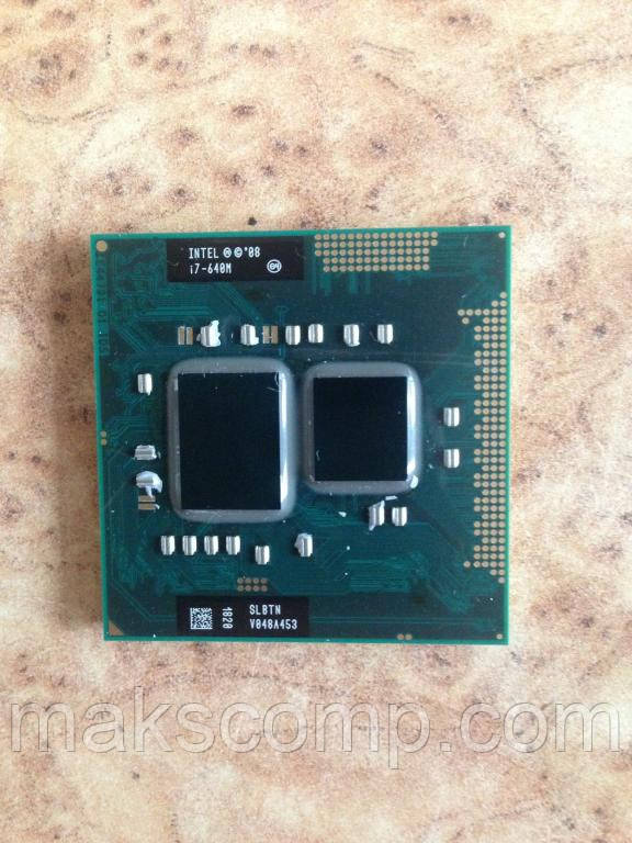 Процесор Intel Core i7-640M 4M 3.46 GHz SLBTN Socket G1/rPGA988A