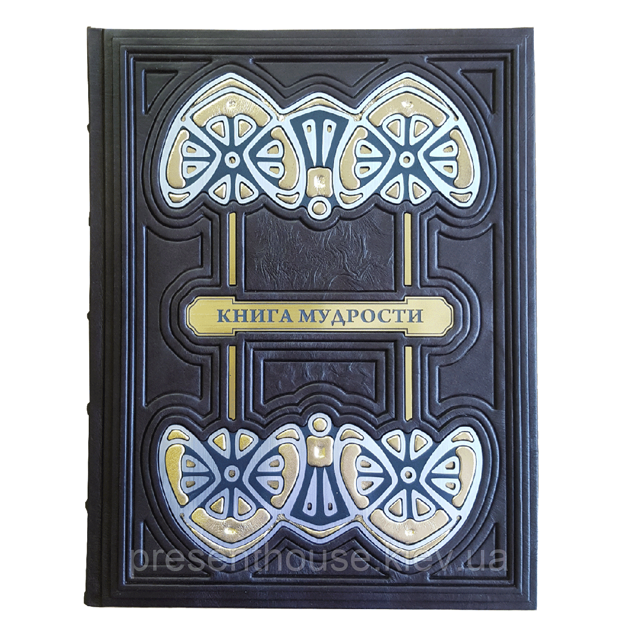 Книга шкіряна книга "Книга мудрості" у шкіряному переплетенні