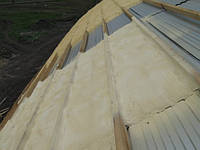 Теплоізоляція стельових перекриттів пінополіуретаном.