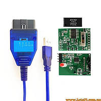 Адаптер діагностичний кабель сканер fiat ecu scan vag-com 409.1 usb з кнопкою перемикачем чіпі FTDI FT232RL для chevrolet fiat KKL