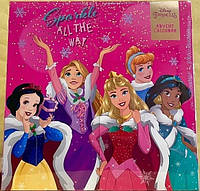 Детский адвент календарь Disney Advent Calendar Sparkle All The Way с косметикой, 24 ед.