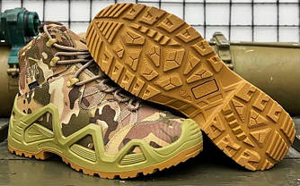 Тактичні черевики демісезоні р.45 AK Tactical із мембраною gortex / військові берці мультикам водонепроникні