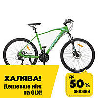 Спортивный велосипед 26 дюймов (рама 19", 21 скорость) Profi G26VELOCITY A26.1 Зелено-черный