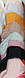 Шапка жіноча з вушаками в'язана в кольорах, фото 3