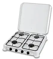 Настільна газова плита на 4 конфорки з кришкою Rainberg RB-004 GS227