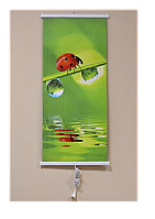 Економний настінний плівковий інфрачервоний обігрівач "Картина. Божа корівка", 200 Вт. "Сейм"