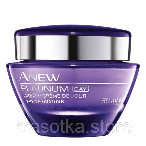 Моделювальний денний крем для обличчя Anew Platinum SPF 25 для віку 55+