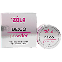 Пудра-деколорант для бровей DE:CO Powder Zola 10г белая