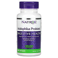 Пробіотики і пребіотики Natrol Acidophilus Probiotic, 100 капсул CN13349 vh