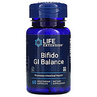 Пробиотики и пребиотики Life Extension Bifido GI Balance, 60 вегакапсул