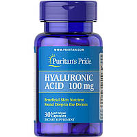 Препарат для суставов и связок Puritan's Pride Hyaluronic Acid 100 mg, 30 капсул