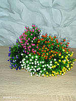 Букет искусственных цветов 5 веток, 25 см пластик