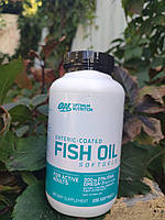 ON Омега Optimum Nutrition Enteric Coated Fish Oil 200 caps рыбий жир рыбный жир omega 3